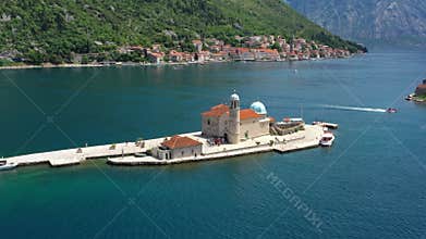 Small island in Bay of Kotor