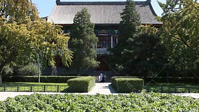 Peking university campus scene 16