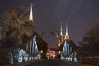 Bridge in wroclaw