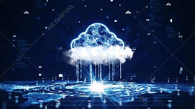 Cloud and edge computing technology concepts