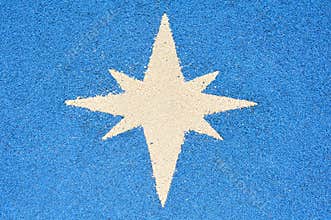 Star burst label