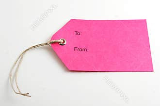 Pink label