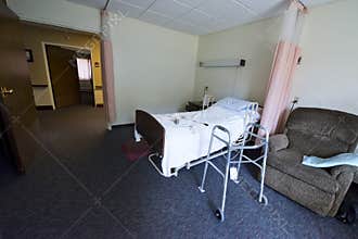 Nursing Home Room and Bed, Assisted Living