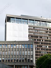 Damaged government building in Oslo