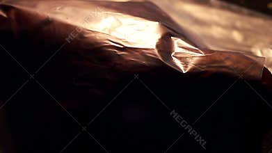 Police covering dead human body with plastic film