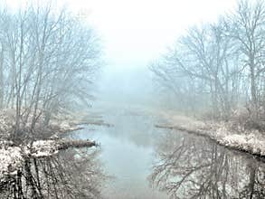 Misty Winter Creek