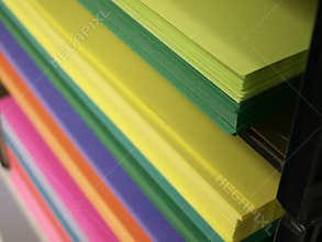Colored copy paper