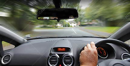 Car interior driving