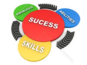 Success from knowledge abilities and skills