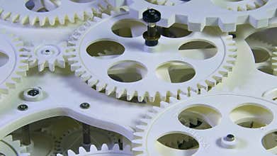 Vintage Mechanical Clock Mechanism