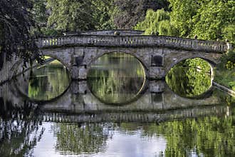 Clare Bridge on the River Cam Cambridge