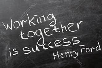 Working together