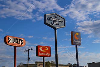 Advertising signs