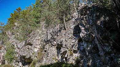 The Grosser Pfahl is a geological relic and one of the largest and most important geotopes in Bavaria, where you can see white
