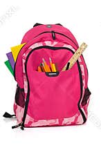 Pink backback for school