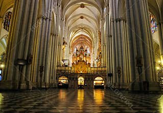 Interior of Cathedral of Toledo