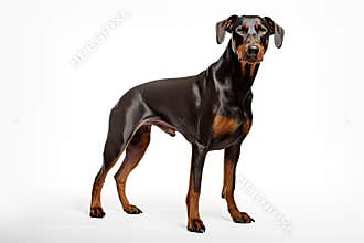 Doberman Guard dog clipart