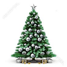 Christmas tree transparent png or isolated