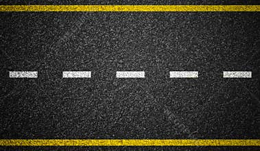 Asphalt road markings background