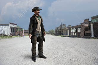 Old West, Western Town, Cowboy, Draw Gun