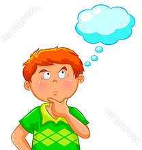 Thinking boy