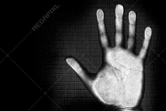 Scan of human hand