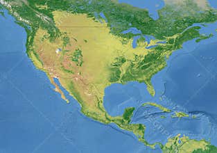 American Map,National Border