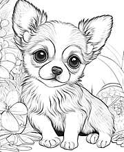 The Cutest Dog Coloring Pages for dog lovers
