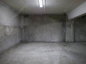 Empty concrete room