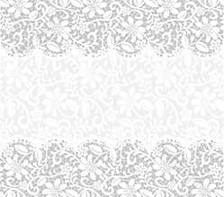 Card with lace fabric background