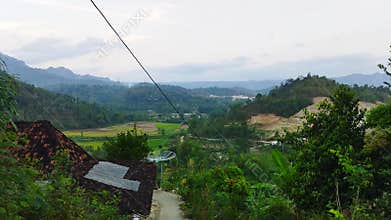 people in the countryside on the hill ghost horor