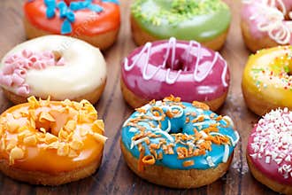 Fresh baked donuts