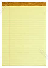 Yellow Lined Legal Pad