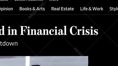 2023: Financial Crisis Headlines Fast Sequence