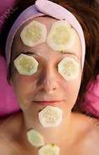 Cucumber mask