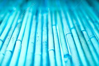 Blue Bamboo Abstract Background