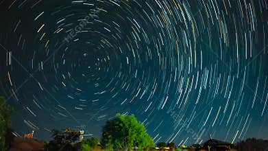 Rhythmic star trail