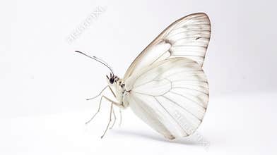 Minimalist photography of a butterfly