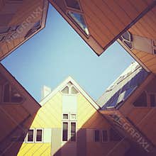 Cube houses hotel in Rotterdam