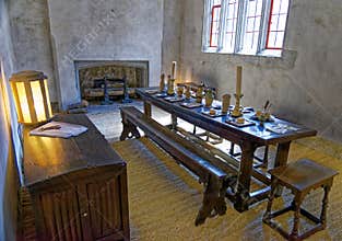 King\'s Dining Room at Hampton Court Palace - London