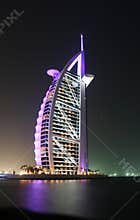 Glowing Burj Al Arab