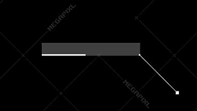 Modern Callout HUD Element With Digital Interface. Alpha