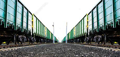 Cargo freight train