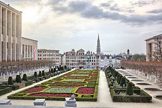 Monts des Arts in Brussels, Belgium