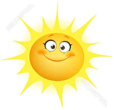 Cute sun
