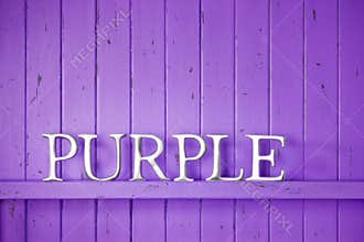 Purple Color Word Background