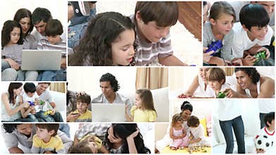 Family at home