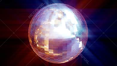 3d Animation Disco Ball