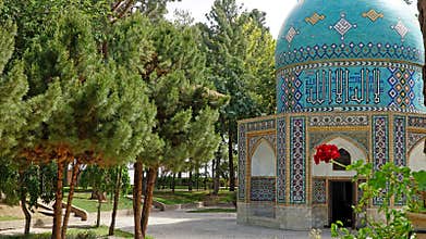 Tomb of Fariduddin Attar Neyshaburi - Mausoleum of the Renowned Persian Sufi Poet Sheikh Attar, Neyshabur, Iran.