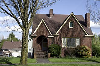 American old brick house